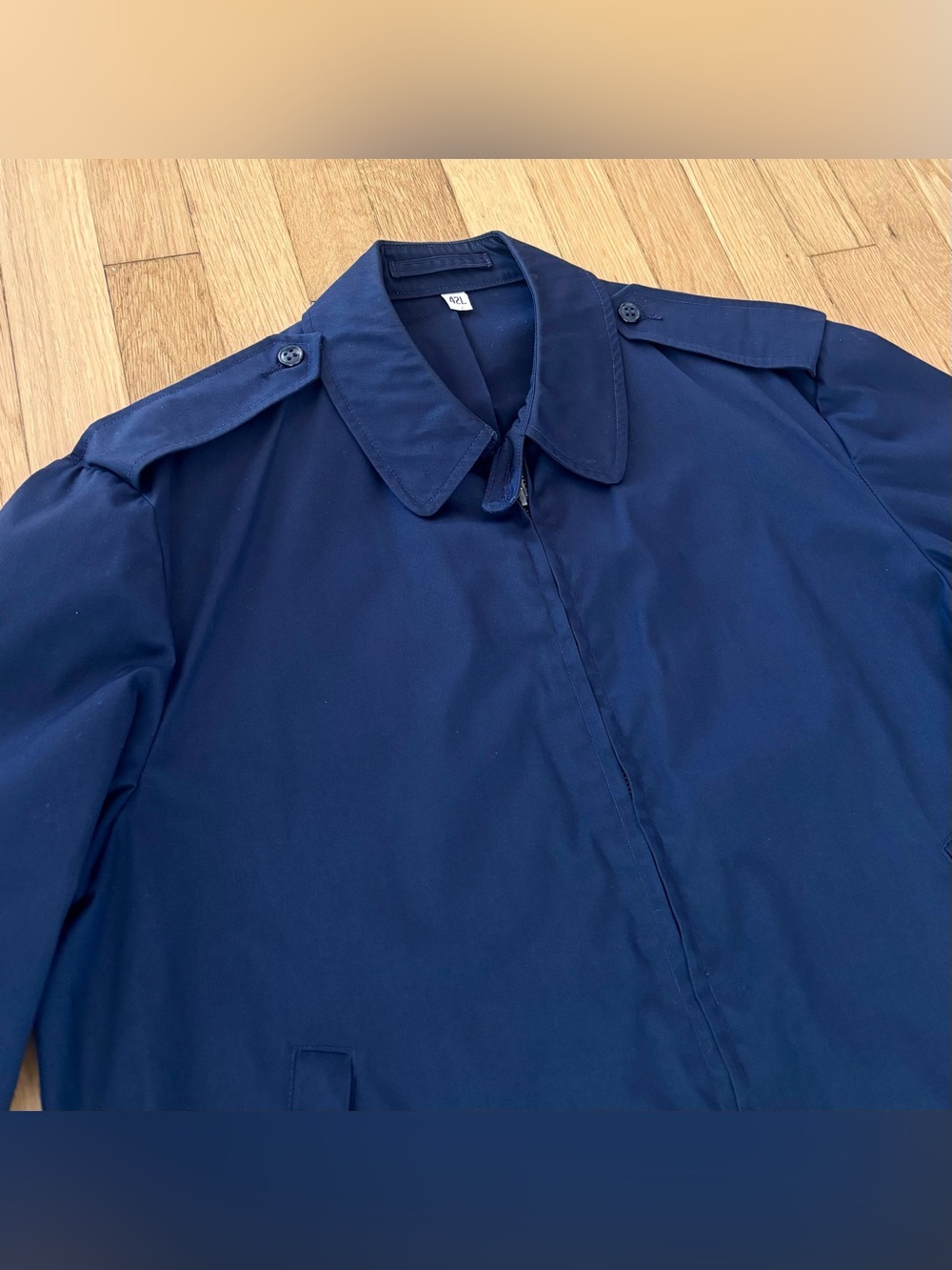 Vintage 1960s Blauer Ceiling Zero Coast Guard Jacket Size 42L Navy Military